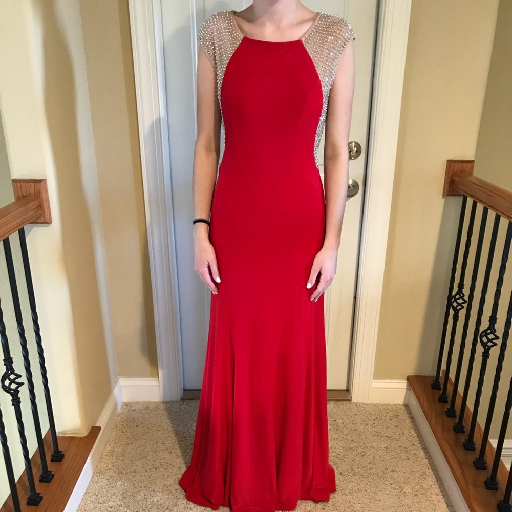 Red MSK Evening Gown (Women’s Size 2)